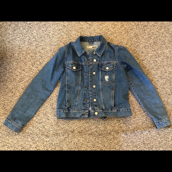 Topshop Jackets & Blazers - TOPSHOP MOTO Denim Jacket US6